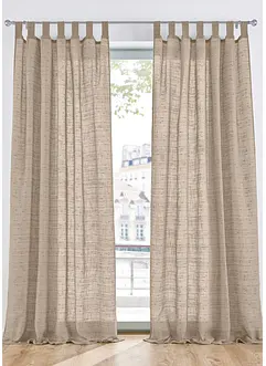 Voilage aspect lin (1 pce), bonprix