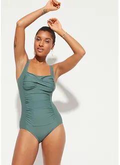 Maillot 1 pièce sculptant, maintien léger, bonprix