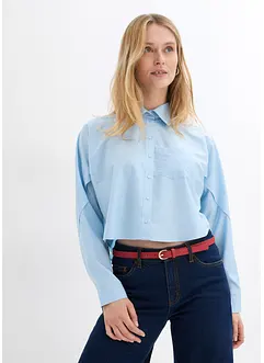 Chemisier cropped 100% coton, bonprix