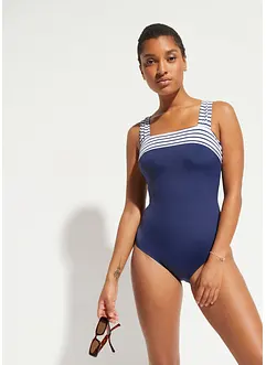 Maillot 1 pièce sculptant à bretelles larges, maintien modéré, bonprix