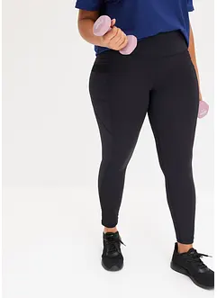 Legging de sport confortable avec mesh et poche pour portable, bonprix