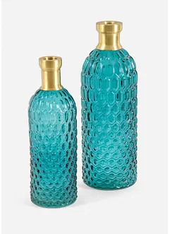 Bougeoirs/vases (ens. 2 pces), bonprix