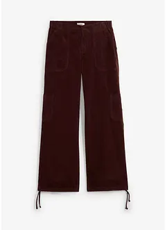 Pantalon cargo en velours côtelé, bonprix