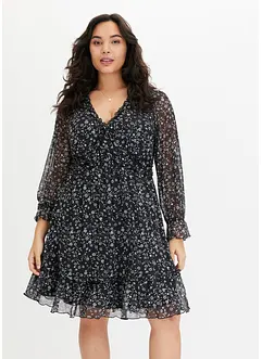 Robe courte en mesh, bonprix