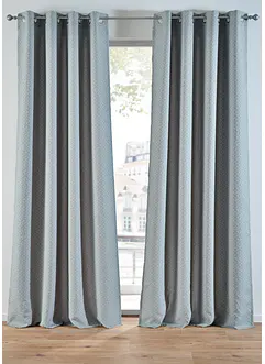 Rideau jacquard à imprimé graphique (1 pce), bonprix