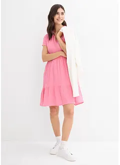 Robe rayée en gaze de coton, bonprix