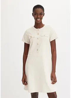 Robe courte avec jupe légèrement évasée, bonprix