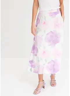 Jupe longue imprimée avec taille confortable, bonprix