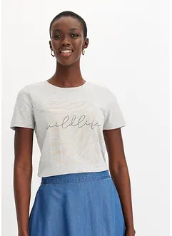 T-shirt avec imprimé zèbre, bonprix