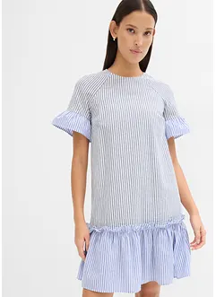 Robe courte en Seersucker, bonprix