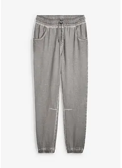 Pantalon sweat aspect délavé, bonprix
