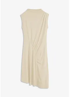 Robe midi avec drapé et base asymétrique, bonprix