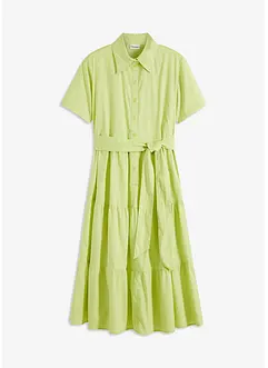 Robe-chemise en matière élastique, bonprix
