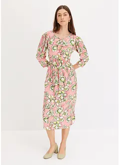 Robe midi en matière douce, bonprix