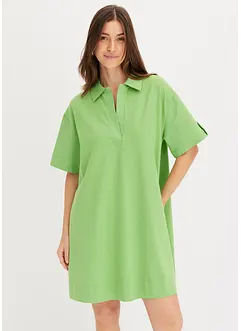 Robe-chemise en matière élastique, bonprix