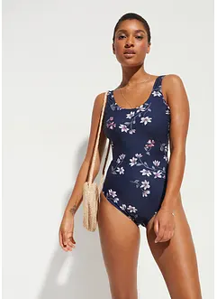 Maillot 1 pièce sculptant, maintien léger, bonprix