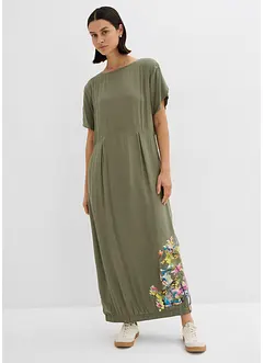 Robe longue imprimée en viscose fluide, bonprix