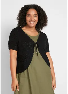 Boléro court en crochet, bonprix