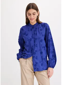 Blouse avec applications florales, bonprix