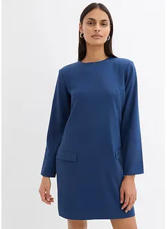 Robe courte à épaulettes en viscose mélangée, bonprix