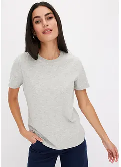T-shirt à finitions en maille et fil brillant, bonprix