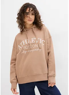 Sweat à capuche 100% coton, bonprix