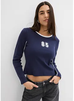 T-shirt manches longues 100% coton, bonprix