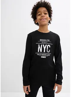 T-shirt manches longues 100% coton, bonprix