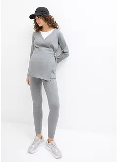 Gilet cache-cœur de grossesse et legging (ens. 2 pces), bonprix