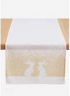 Chemin de table avec imprimé lapins, bonprix