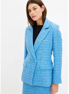 Blazer en maille bouclette, bonprix
