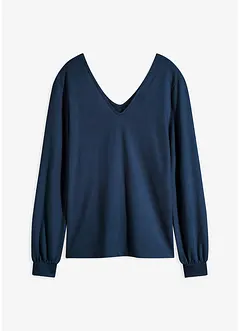 T-shirt polaire douillet revêtu de perles, bonprix