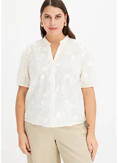 Chemisier manches courtes, 100% coton, bonprix