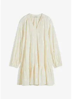 Robe avec fleurs appliquées, bonprix