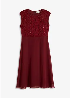 Robe midi à dentelle, bonprix