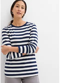 T-shirt rayé 100% coton, bonprix
