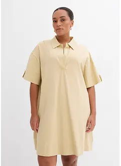 Robe-chemise en matière élastique, bonprix
