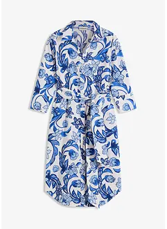 Robe-chemise en coton mélangé, bonprix