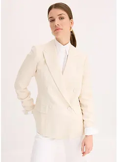 Blazer avec Lyocell, effet froissé, bonprix