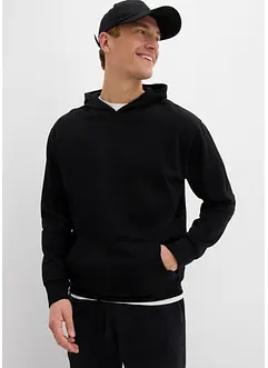 Sweat à capuche 100% coton, loose, bonprix