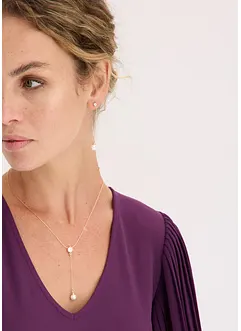 Collier + boucles d’oreille (ens. 2 pces), bonprix