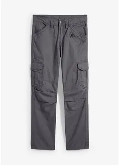 Pantalon cargo 100% coton, coupe droite et loose, bonprix