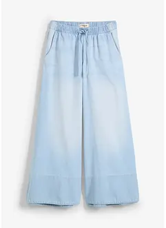 Jean large, taille mi-haute et élastiquée, bonprix