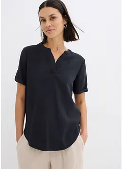 Blouse manches courtes en viscose mélangée, bonprix