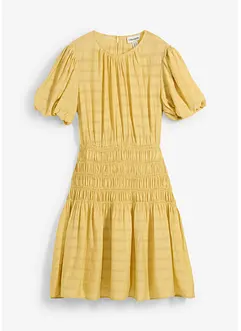 Robe courte smockée, bonprix