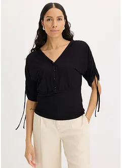 T-shirt à boutons décoratifs, bonprix