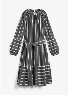 Robe midi rayée, 100% coton, bonprix