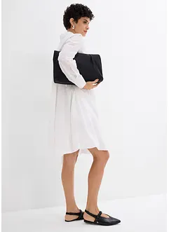 Robe-chemise 100% coton à base boule, bonprix