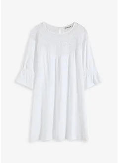 Robe en jersey avec dentelle au crochet, bonprix