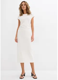 Robe midi en douce viscose mélangée, bonprix
